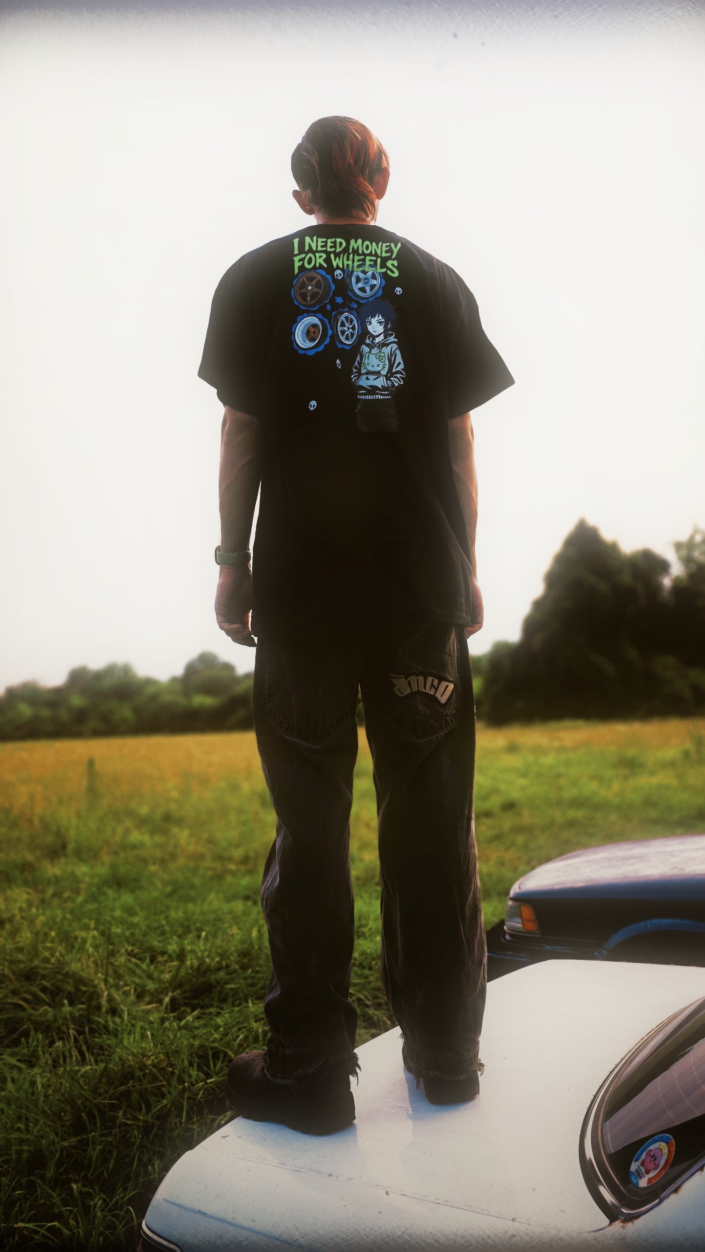 "I Need Money for Wheels" Tee