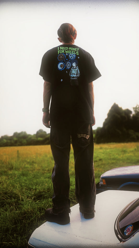 "I Need Money for Wheels" Tee